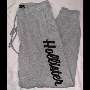 Hollister gray sweatpants size large